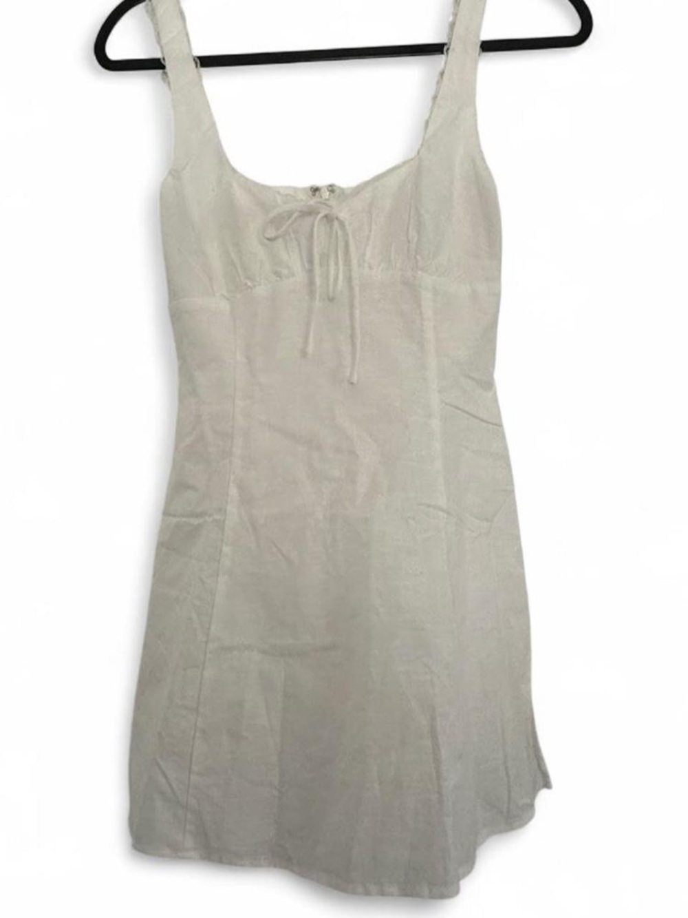 Peppermayo White Lace-Trim Mini Dress - Picture 4 of 6
